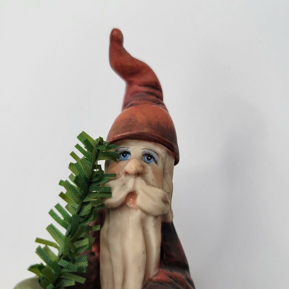 Allyson Nagel 1994 Santa Figurine Figure Doll Tree Evergreen Signed - Picture 7 of 7